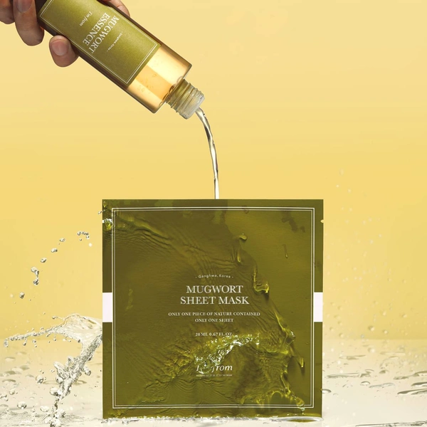 Заспокійлива тканинна маска з екстрактом полину