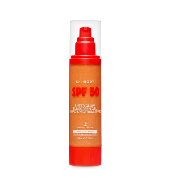 Сонцезахисний гель SPF 50 з ефектом природного сяйва
