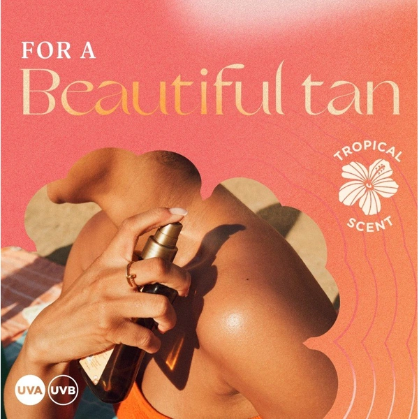 Суха олійка для засмаги з сонцезахистом