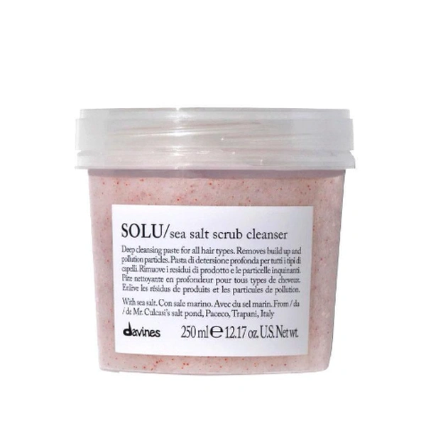 Паста-скраб з морською сіллю для глибокого очищення шкіри голови