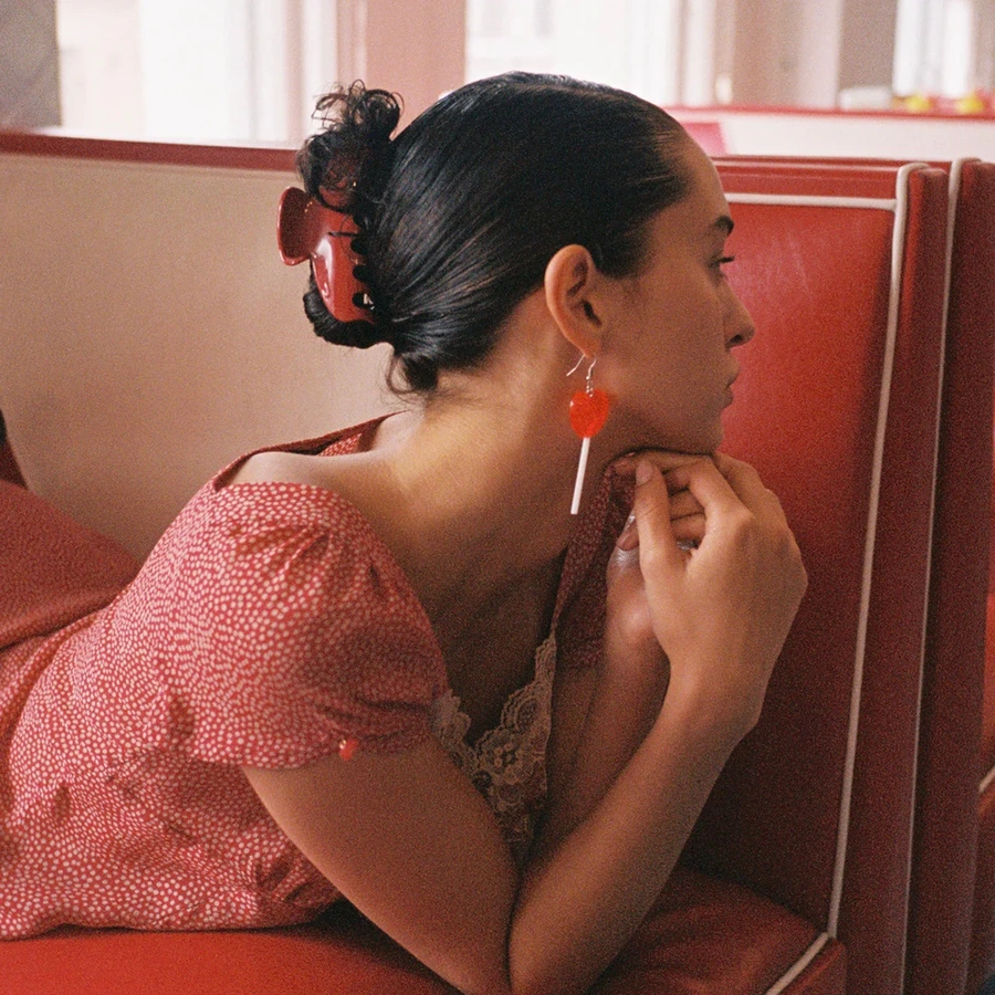 Велика заколка-краб для волосся