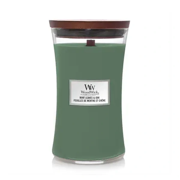 Ароматична свічка з ароматом м'яти та дуба
