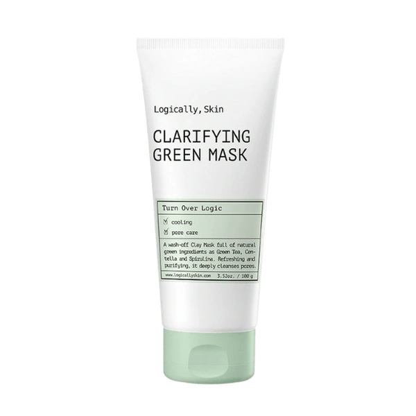 Очищувальна маска з глиною та спіруліною