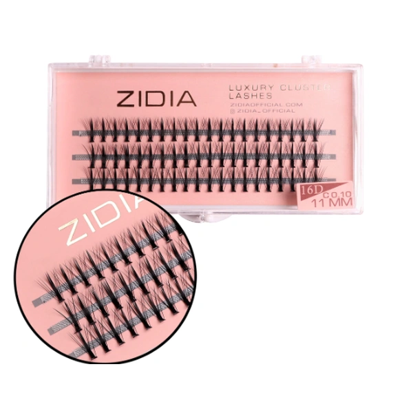 Вії пучкові (3 стрічки, розмір 11 мм)