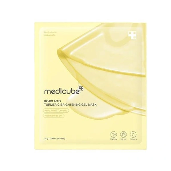 Освітлювальна гідрогелева маска з койєвою кислотою та куркумою
