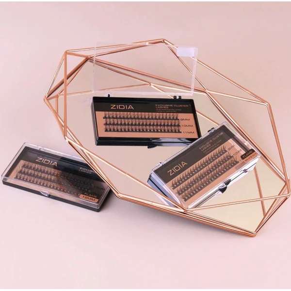 Вії пучкові (3 стрічки, розмір 11 мм)