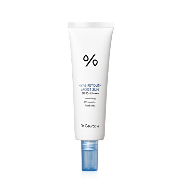 Зволожувальний сонцезахисний крем для обличчя з гіалуроновою кислотою