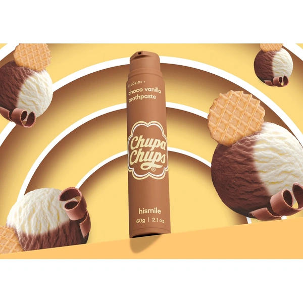 Зубна паста з шоколадно-ванільним смаком