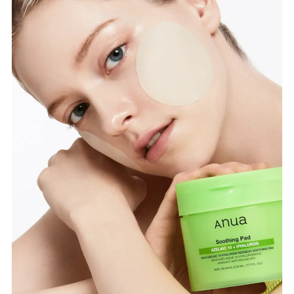 Заспокійливі тонер-педи з азелаїновою та гіалуроновою кислотами (90шт)