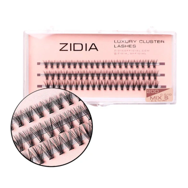 Вії пучкові (3 стрічки, розмір 8,9,10 мм)