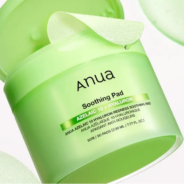 Заспокійливі тонер-педи з азелаїновою та гіалуроновою кислотами (90шт)