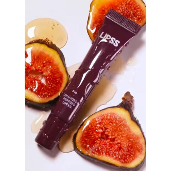 Блиск для губ з пептидами з ароматом інижиру