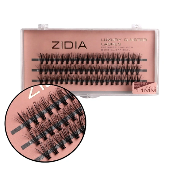 Вії пучкові (3 стрічки, розмір 11 мм)