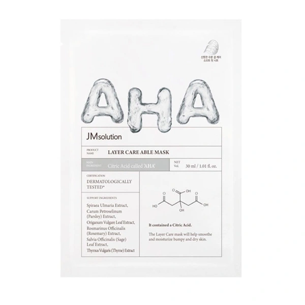 Тканинна маска для обличчя з AHA-кислотами