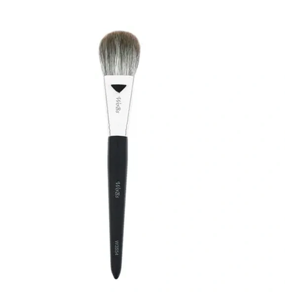 Пензлик для рум'ян, хайлайтеру та корекції з натурального волокна
