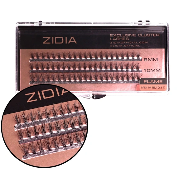 Вії пучкові (3 стрічки, розмір 9,10,11 мм)