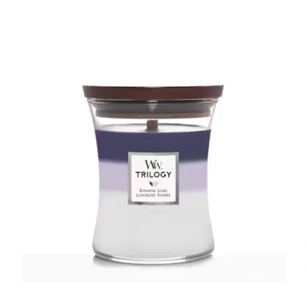 Ароматична свічка з ароматом сливи, евкаліпта та лаванди