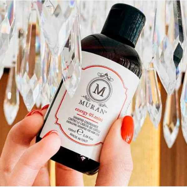 Енергетичний шампунь проти випадіння волосся у міні форматі