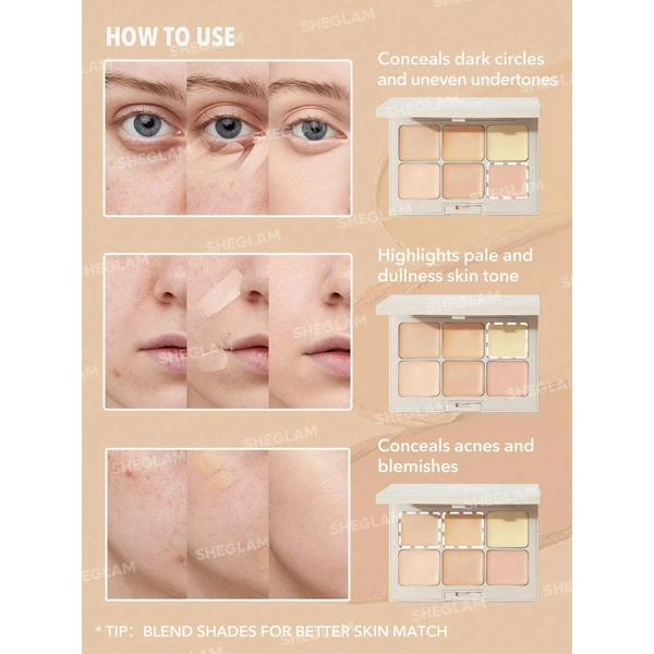 Палетка консилерів