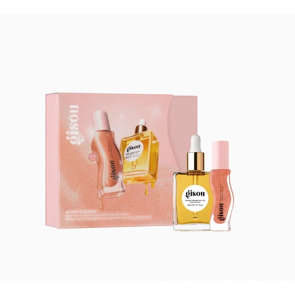 Лімітований подарунковий набір з блиском та олійкою для волосся