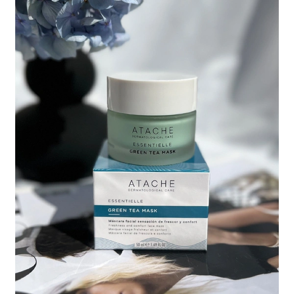 Відновлювальна маска із зеленим чаєм у міні форматі