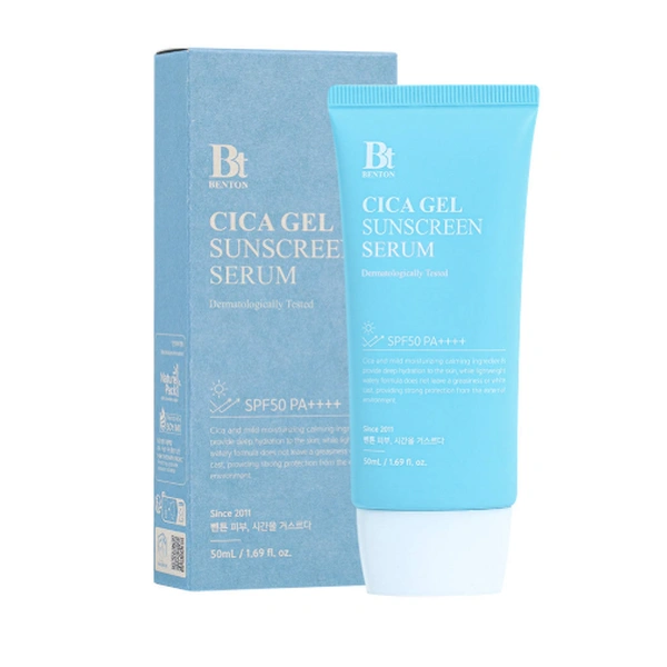 Зволожувальний сонцезахисний крем-серум з центелою