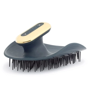 Вібруюча масажна щітка для шкіри голови та волосся з тримачем