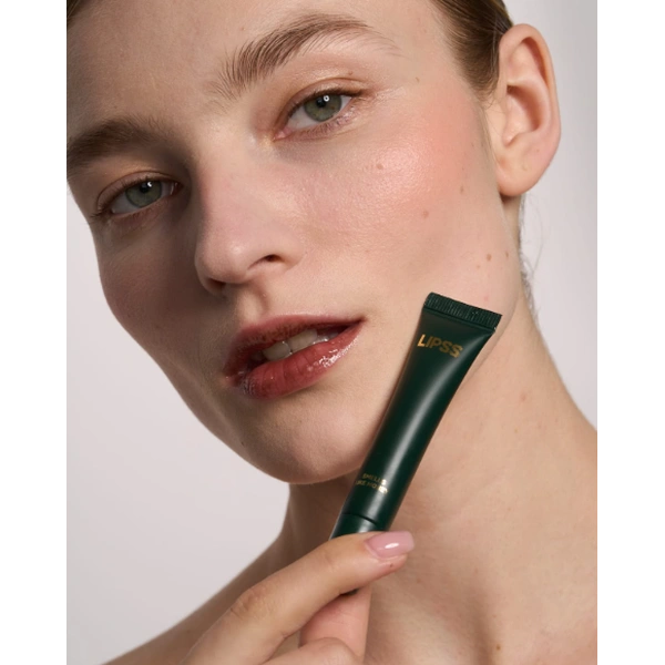 Блиск для губ з пептидами з ароматом кави з корицею