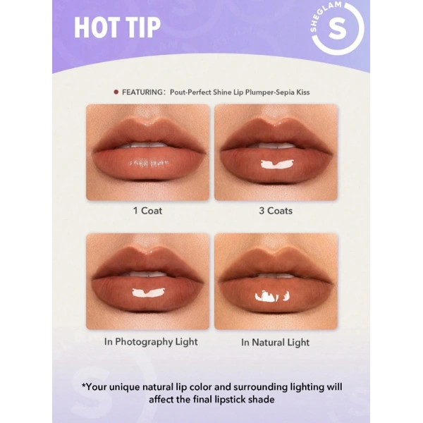 Зволожувальний блиск-плампер для губ