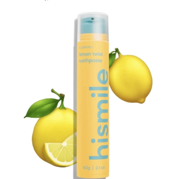 Зубна паста зі смаком лимона