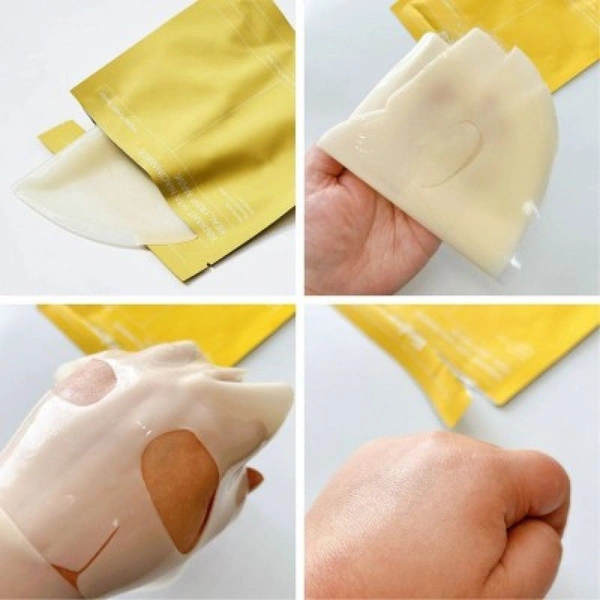 Нічна гідрогелева маска для обличчя з вітаміном С і ніацинамідом