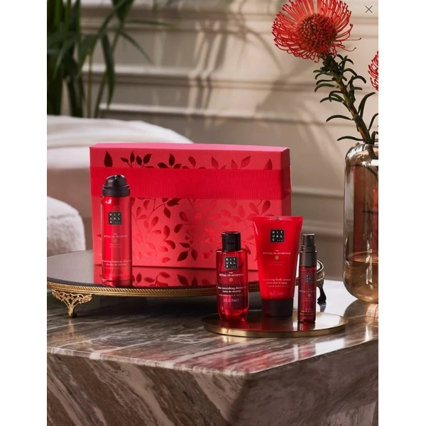 Подарунковий набір (гель-пінка для душу+крем для тіла+олійка для душу+спрей-міст)