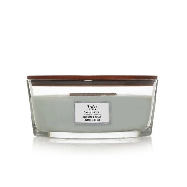 Ароматична свічка з ароматом лаванди і кипариса