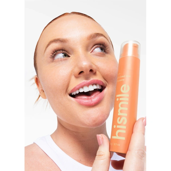 Зубна паста зі смаком холодного персикового чаю