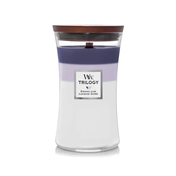 Ароматична свічка з ароматом сливи, евкаліпта та лаванди