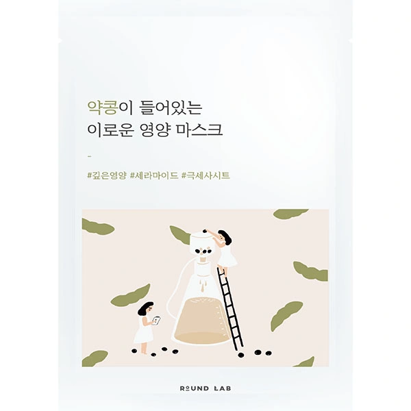 Поживна тканинна маска з екстрактом чорних соєвих бобів