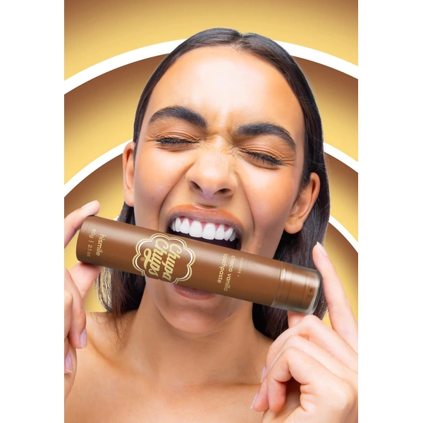 Зубна паста з шоколадно-ванільним смаком