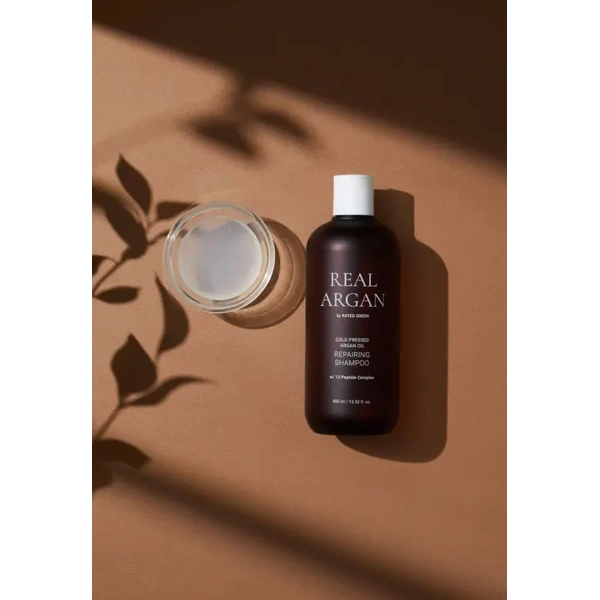 Відновлювальний шампунь з аргановим маслом у міні форматі