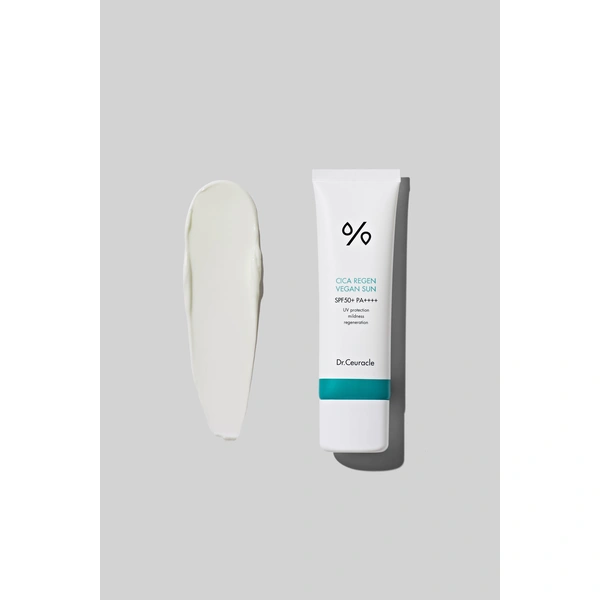 Сонцезахисний веганський крем з центелою азіатською