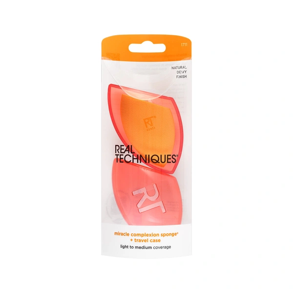 Спонжик для нанесення тональної основи з холдером в комплекті