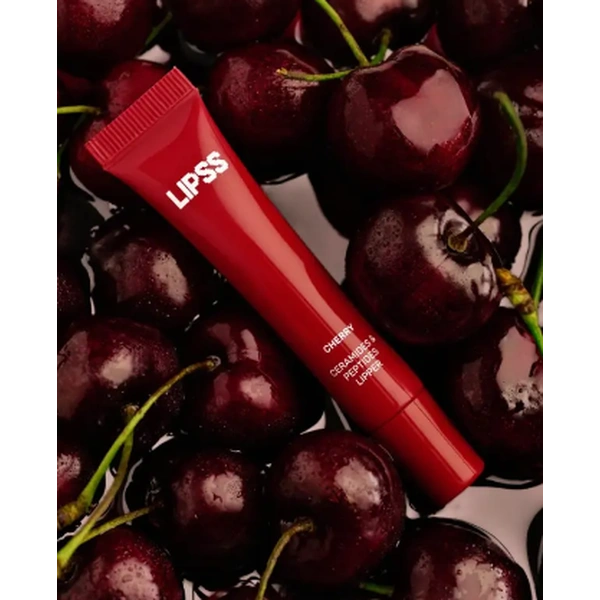Блиск для губ з пептидами з ароматом вишні