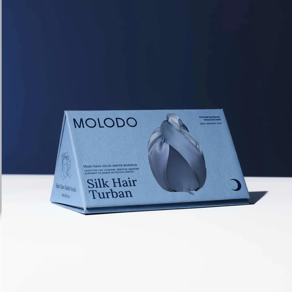 Шовковий тюрбан для вологого волосся