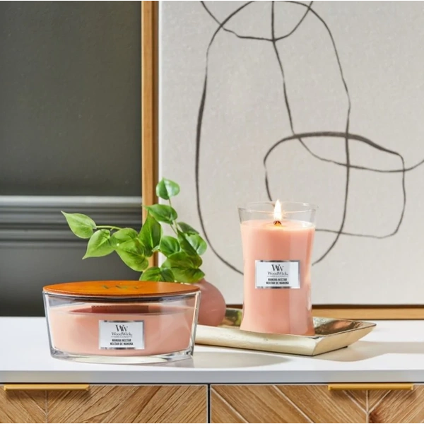 Ароматична свічка з ароматом персику, меду і манго