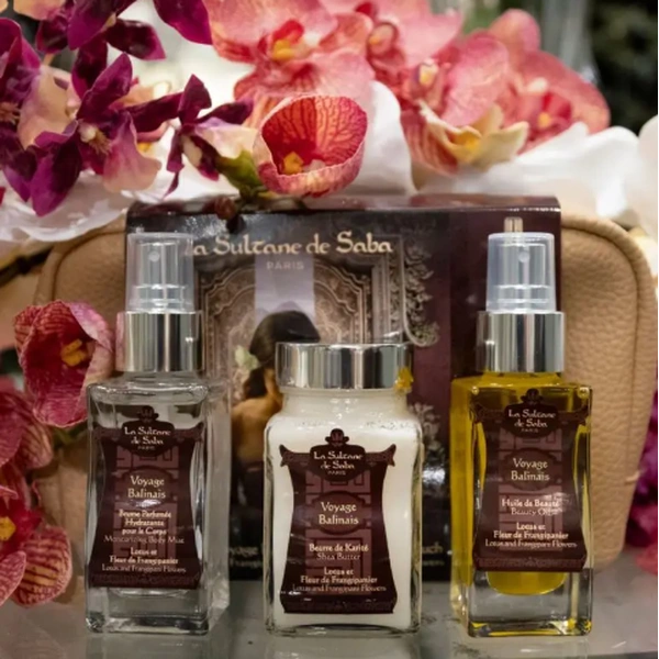 Набір подарунковий (крем для тіла масло каріте+скраб+олійка)