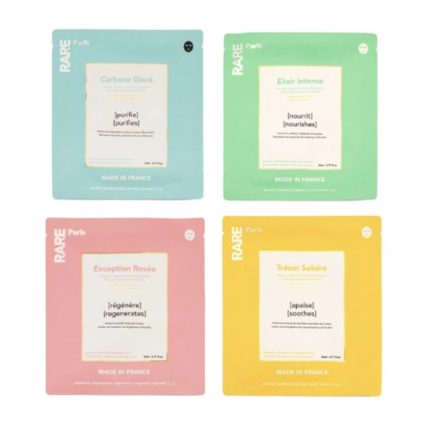 Набір з чотирьох масок для обличчя