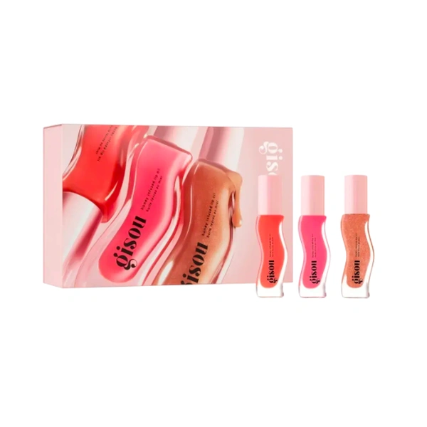 Лімітований продарунковий набір з трьох блисків для губ