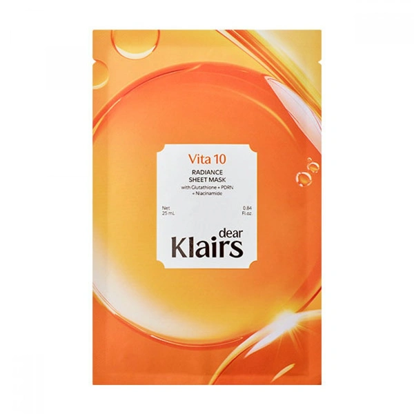 Тканинна маска для обличчя з вітамінним комплексом