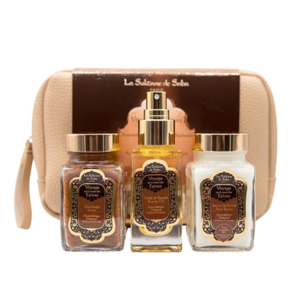 Набір подарунковий (скраб+крем для тіла масло ши+олійка)