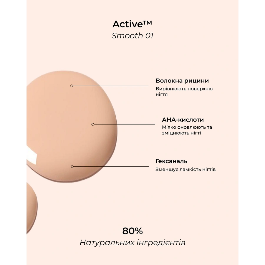 Засіб для нігтів з ефектом CC-лаку та сатиновим фінішем