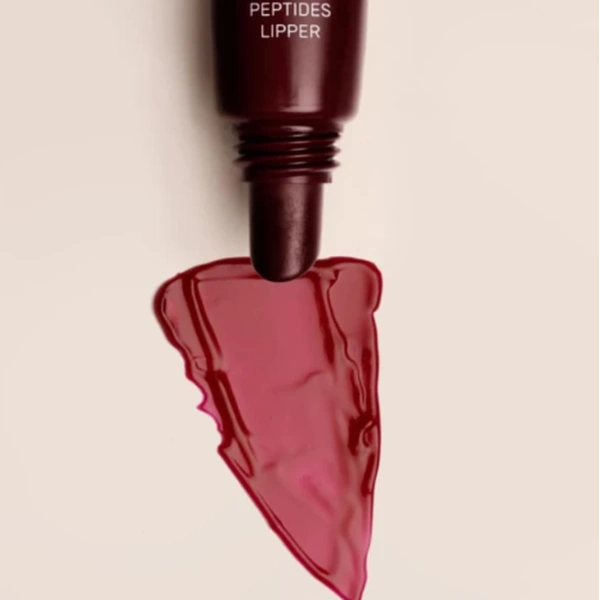 Блиск для губ з пептидами з ароматом гранату